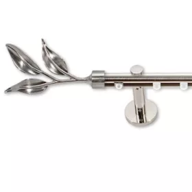   Landhouse 19mm belső csúszású fém karnis inox Olajág véggel