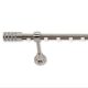 Landhouse 19mm belső csúszású fém karnis inox Royal véggel