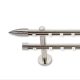 Landhouse 19mm belső csúszású dupla fém karnis inox Bullet véggel