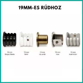 19mm oldalfali tartó több színben