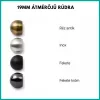 19mm Gömb végzáró 4 színben