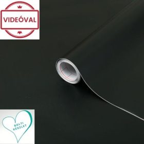 Matt fekete öntapadós fólia schwarz 200-0111