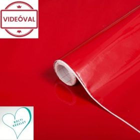 Fényes, erős piros öntapadós fólia Signalrot 200-1274