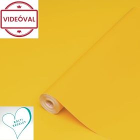 Fényes banánsárga öntapadós fólia Bananengelb 200-1276