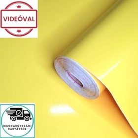Fényes citromsárga öntapadós fólia Limone  200-1989