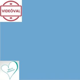 Fényes világoskék öntapadós fólia Aqua  200-1993