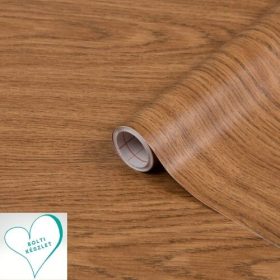   Faerezetű öntapadós fólia , világos tölgy  Eiche hell  200-2163