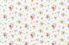 Virágmintás öntapadós fólia Sunflor weiss 200-2494-15