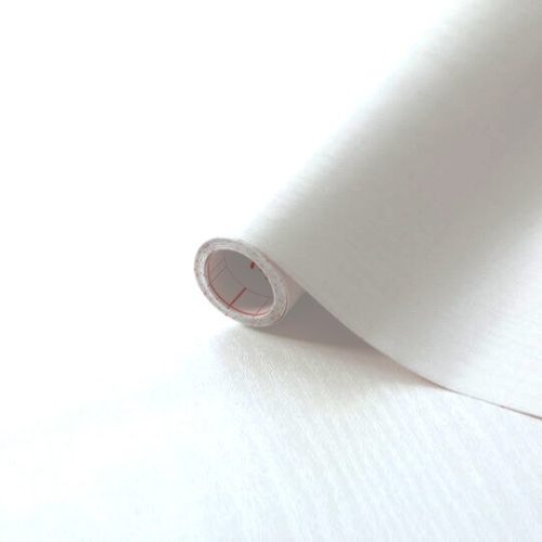 Matt fehér faerezetes öntapadós tapéta – A nyugalom természetes háttere 200-2741