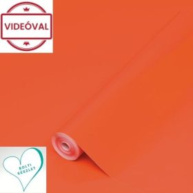   Fényes sötét narancssárga öntapadós fólia Orange 200-2879