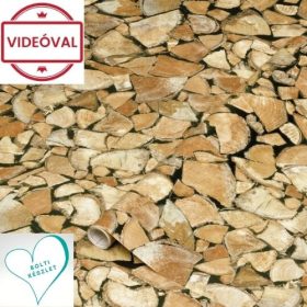   Faerezetű öntapadós fólia tűzifa, farakás Feuerholz  200-3097 Kifutó