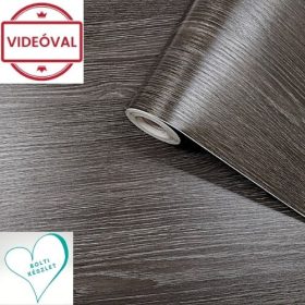   Faerezetű öntapadós fólia sötét tölgy EICHE SCHEFFIELD UMBRA 200-3189