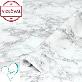 Cortes silver márvány mintás öntapadós fólia 200-8356