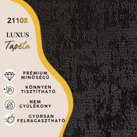   Silva Essence fekete/antracit vakolat mintás selyemfényű tapéta  21108