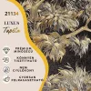 Silva Essence fekete alapon aranysárga fa mintás selyemfényű tapéta 21134