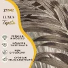 Silva Essence barna/szürke levél mintás selyemfényű tapéta 21142