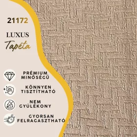   Silva Essence barna geometriai mintás selyemfényű tapéta 21172