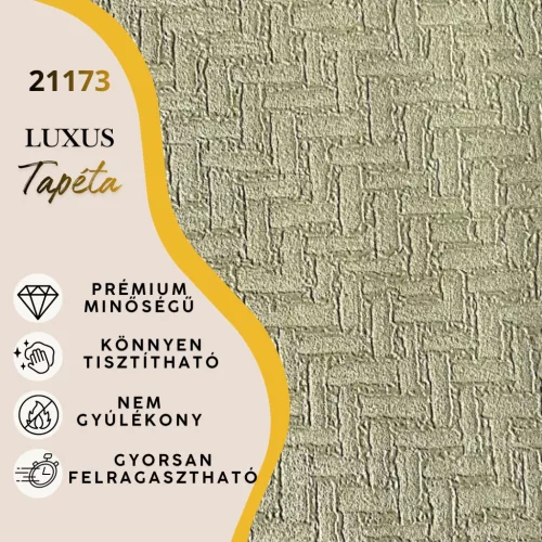 Silva Essence zöld geometrikus selyemfényű tapéta 21173