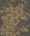   Fiesta sötétszürke arany geometria mintás tapéta 21550-5