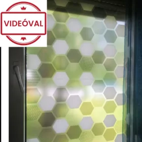 Wido hatszögek mintás ablakfólia 216-0039