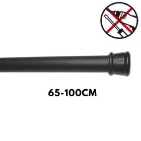 Feszített rúd Gardinia 26/23 matt fekete 65-100 cm