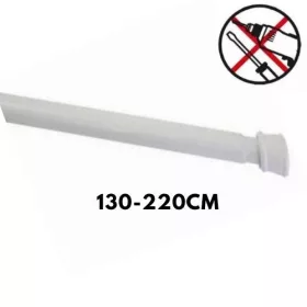 Feszített rúd Gardinia 26/23 fehér 130-220 cm