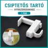 Csíptetős tartó vitrázs/kávéházi rudakhoz