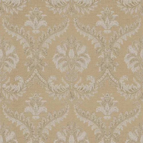 Classic & Elegant  Imperial barna alapon szürke klasszikus mintás tapéta 23603