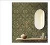 Classic & Elegant  Imperial zöld alapon barna klasszikus mintás tapéta 23607