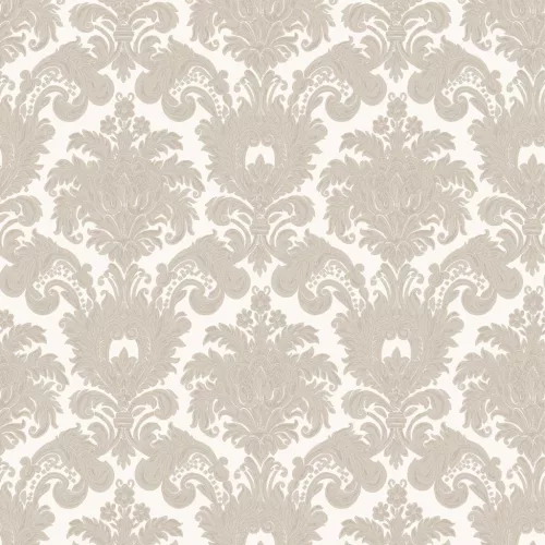 Classic & Elegant drapp alapon barna klasszikus mintás tapéta 23613