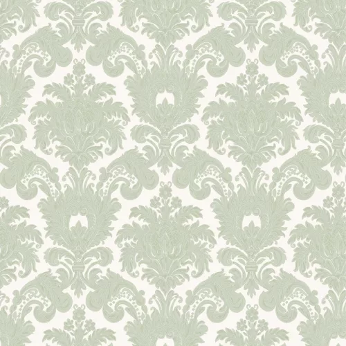 Classic & Elegant  Allegro drapp alapon mentazöld klasszikus mintás tapéta 23615