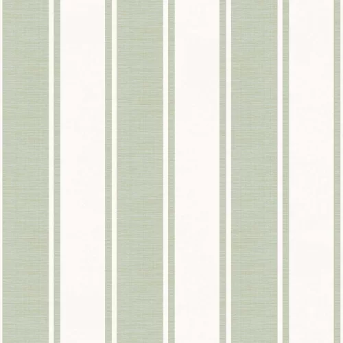 Classic & Elegant Riga  drapp-mentazöld csíkos tapéta 23675