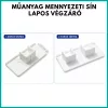 Végzáró 1, 2 vagy 3 sínes műanyag mennyezeti karnishoz