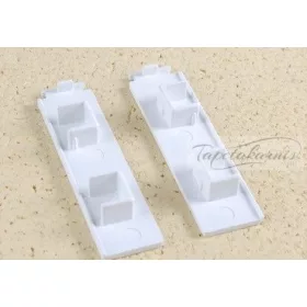 Végzáró 1, 2 vagy 3 sínes műanyag mennyezeti karnishoz