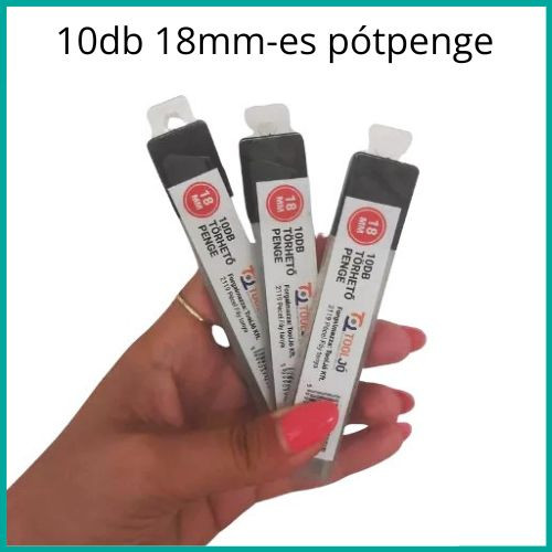 18mm pótpenge készlet
