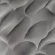 Dune hullámos 3D mintás grafitszürke tapéta 251850