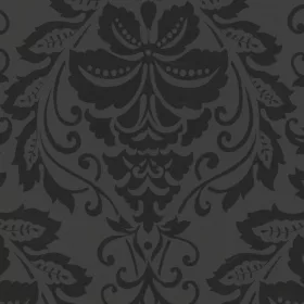 Black&white  fekete barokk tapéta 2554-26