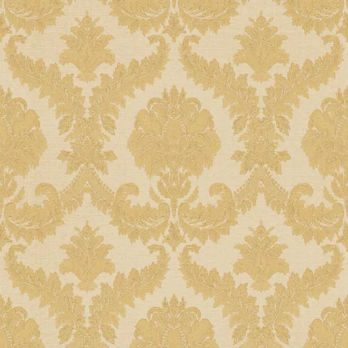 Classic & Elegant  Imperial 2. világosbarna alapon sárgásbarna klasszikus mintás tapéta 25723