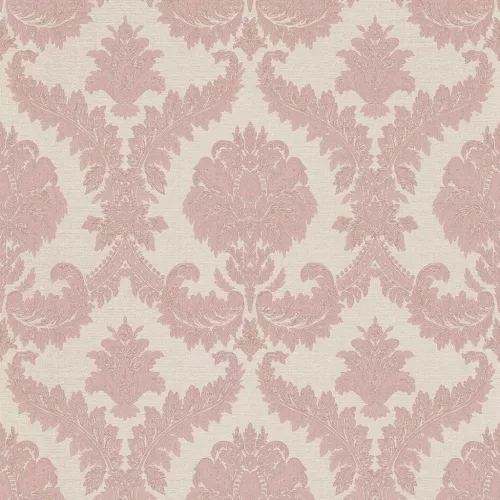 Classic & Elegant Imperial 2.  világosbarna alapon rózsaszín klasszikus mintás tapéta 25724