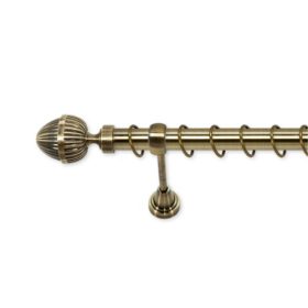 Landhouse 25mm szimpla karnis réz antik Milano véggel