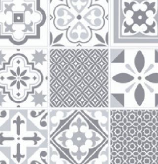 Öntapadós Oriental Tiles PVC járólap 274-5061