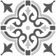 Öntapadós PVC járólap Stencil Motif grey 274-5064