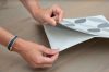 Öntapadós PVC járólap Stencil Motif grey 274-5064