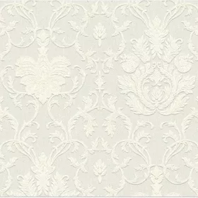   Klasszikus mintás fehér tapéta Designed in White   2794-60