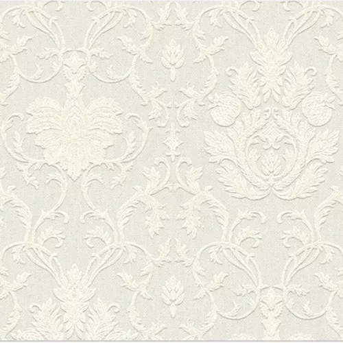 Klasszikus mintás fehér tapéta Designed in White   2794-60