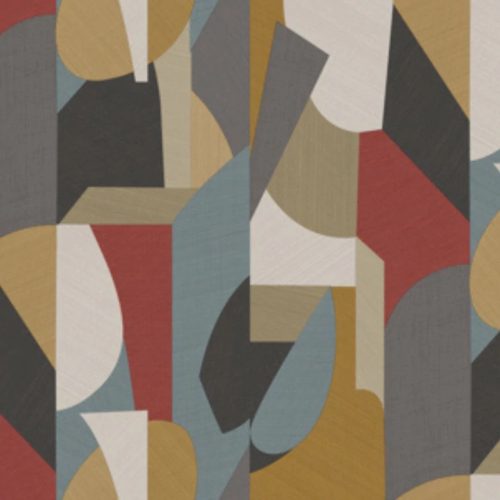 Jinx 106cm színes geometriai mintás tapéta 28300-4