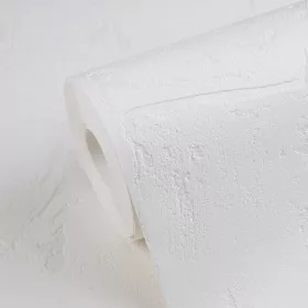   Durva vakolat jellegű fehér tapéta Designed in White  2886-39