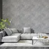 Signature kék/barna/törtfehér beton mintás tapéta 298601