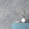 Signature kék/barna/törtfehér beton mintás tapéta 298601