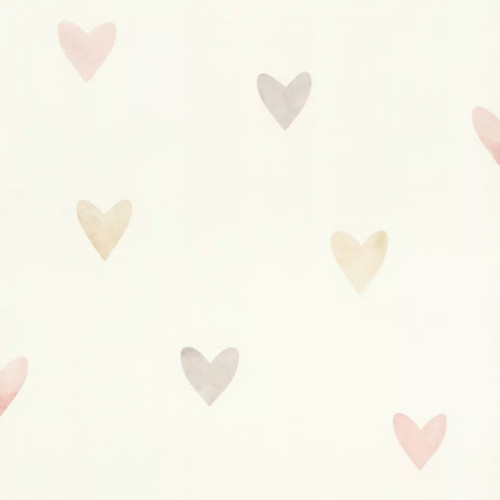 Kids World II Tapéta - Szívecskés 301717